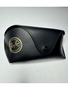 Ray Ban Sunglasses Leather Case Black Empty Model B00R6X36GE
